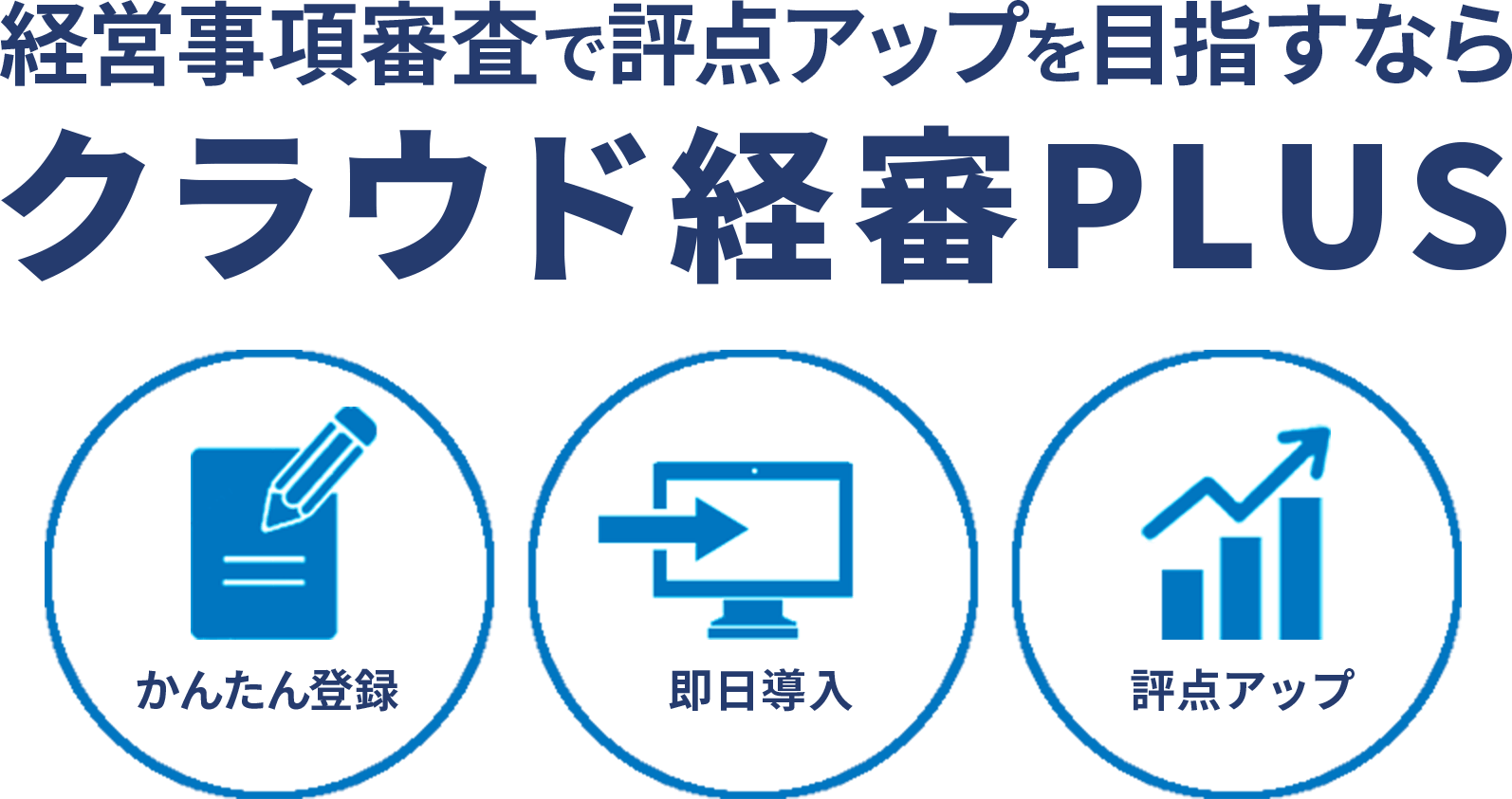 経営事項審査で評点アップを目指すならクラウド経審PLUS